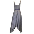Load image into Gallery viewer, Duncan Blue / White Striped Stella Midi Dress
