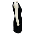 Load image into Gallery viewer, Prada Black Sleeveless Crepe Peplum Dress
