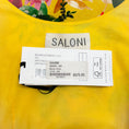 Load image into Gallery viewer, Saloni Yellow Floral Cotton Belted Bianca Midi Dress
