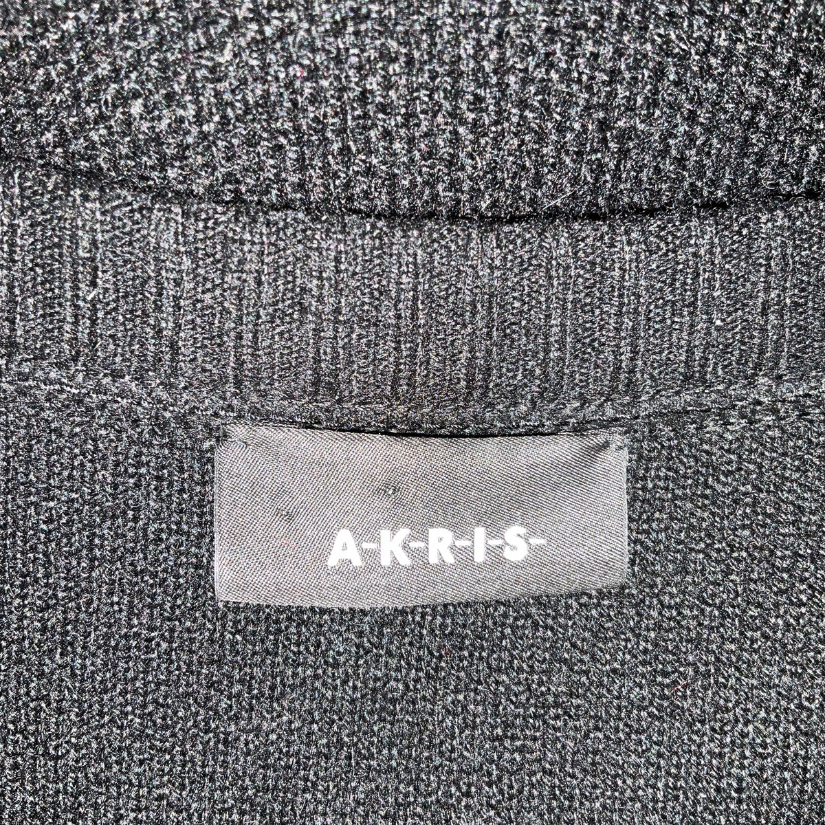 Akris Black Zip Front Sleeveless Cashmere Knit Sweater