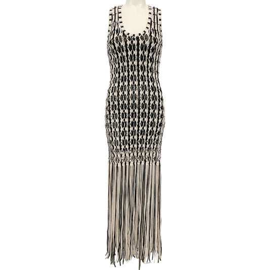 Simkhai Sand Multi Woven Fringe Sonia Tank Dress
