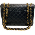 Load image into Gallery viewer, Chanel Vintage 1990's Black Jumbo Flap Bag
