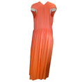Load image into Gallery viewer, Raquel Allegra Orange Multi Daydream Sunset Dip Dye Dress

