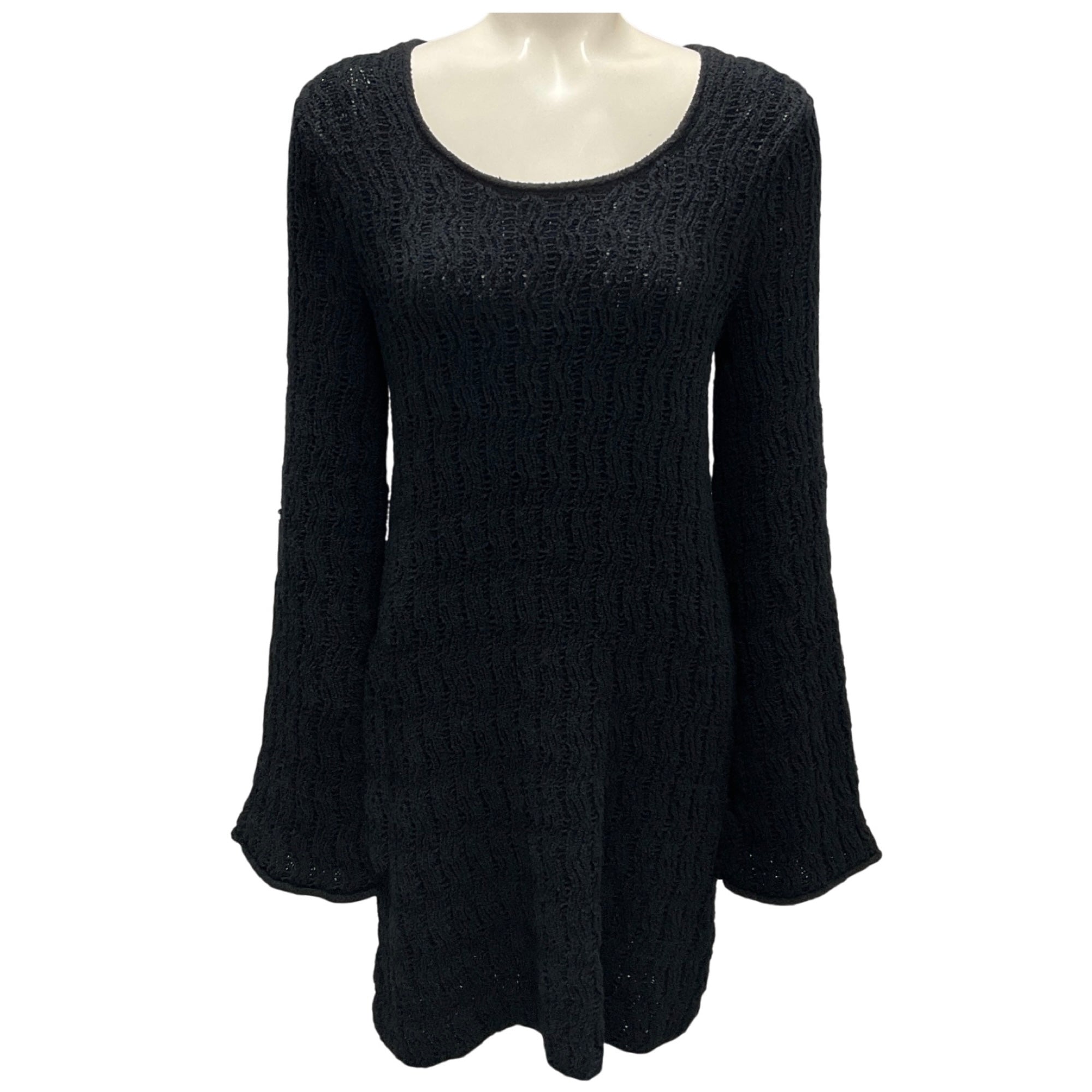 Loulou Studio Black Aisala Knit Mini Dress