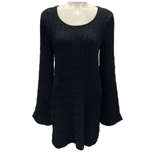 Loulou Studio Black Aisala Knit Mini Dress