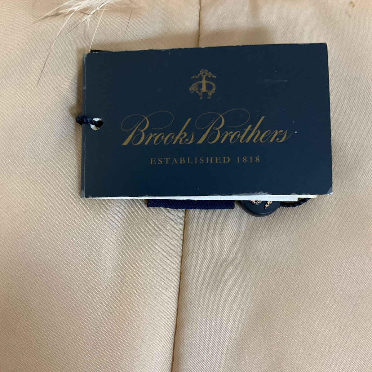 Brooks Brothers Tan Genuine Fox Fur Cape