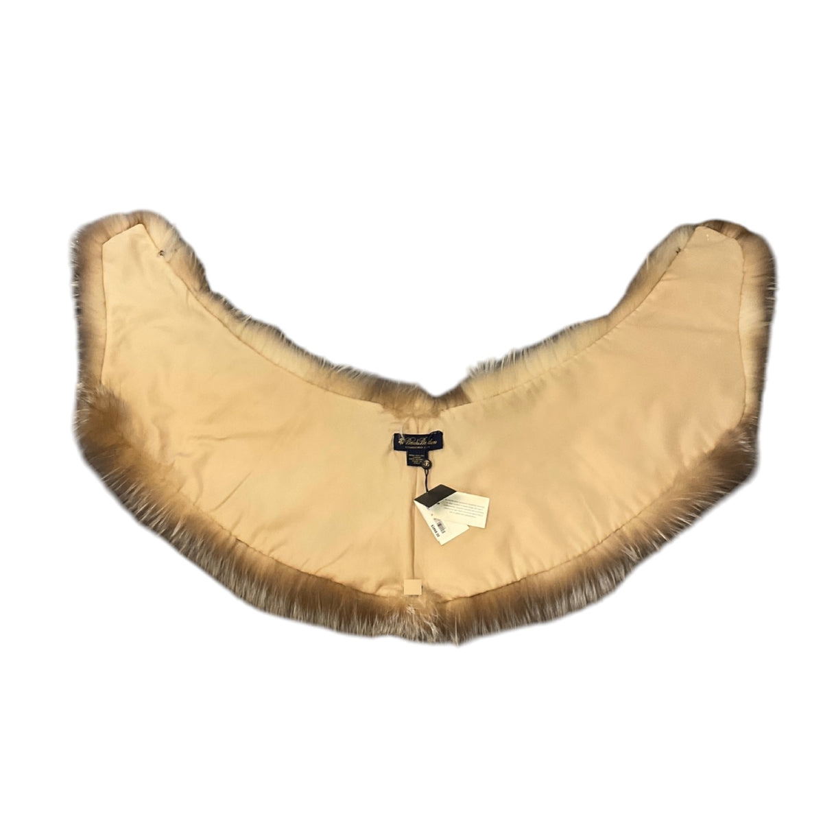 Brooks Brothers Tan Genuine Fox Fur Cape
