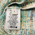 Load image into Gallery viewer, Lisa Marie Fernandez Turquoise / Ivory Plaid Tweed Top and Pants Set
