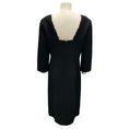 Load image into Gallery viewer, Lafayette 148 New York Black Lace Trimmed Wool Crepe Dress
