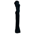 Load image into Gallery viewer, Ferragamo Black Cowl Neck Long Sleeved Jersey Maxi Dress
