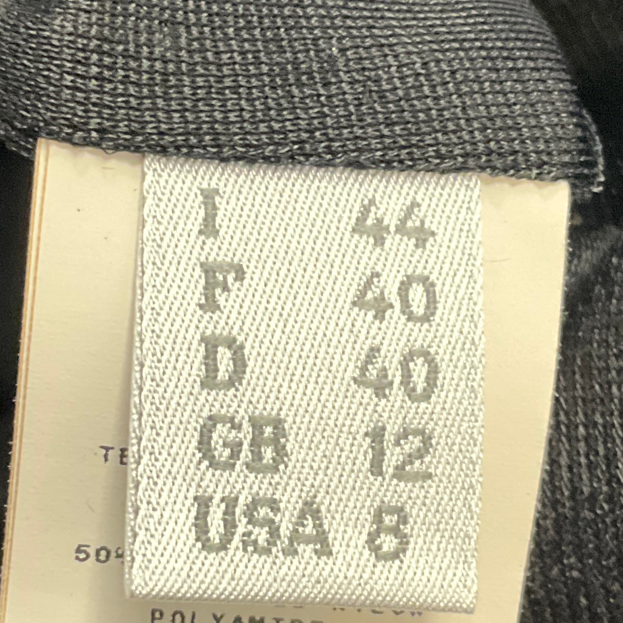 Philosphy di Alberta Ferretti Black / Beige Mohair Knit Dress