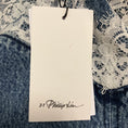 Load image into Gallery viewer, 3.1 Phillip Lim Blue Denim Slip Dress with Lace
