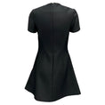 Load image into Gallery viewer, CO Black Short Sleeved Flared Satin Dress
