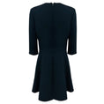 Load image into Gallery viewer, Christian Dior Navy Blue Wool Crepe Flared Dress
