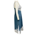 Load image into Gallery viewer, 3.1 Phillip Lim Blue Denim Slip Dress with Lace
