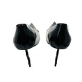 Load image into Gallery viewer, Saint Laurent Black Nero / Transparent Patent Leather and PVC Opyum 110 Pumps with YSL Logo Heel
