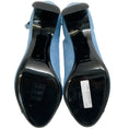 Load image into Gallery viewer, Pierre Hardy Blue Suede Caress Peep Toe Shooties with Ankle Strap
