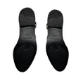 Load image into Gallery viewer, Burberry Black / Archive Beige Check and Leather Flat Ankle Boot
