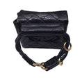 Load image into Gallery viewer, Chanel Navy Blue Quilted Patent Leather Anklet Ankle Monitor Mini Bag
