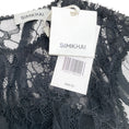 Load image into Gallery viewer, Jonathan Simkhai Black Vea Sleeveless Draped Dress with Lace
