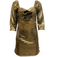 Load image into Gallery viewer, Love Shack Fancy Gold Thompson Bodycon Dress

