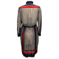 Load image into Gallery viewer, Sacai Navy Blue / White / Red Wool Knit Dress
