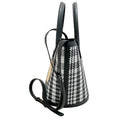 Load image into Gallery viewer, Thom Browne Dark Grey Checked Woven Leather Bucket Bag
