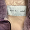 Load image into Gallery viewer, Amina Rubinacci Mauve Delia Quilted Zip Front Down Puffer Coat with Fur Collar

