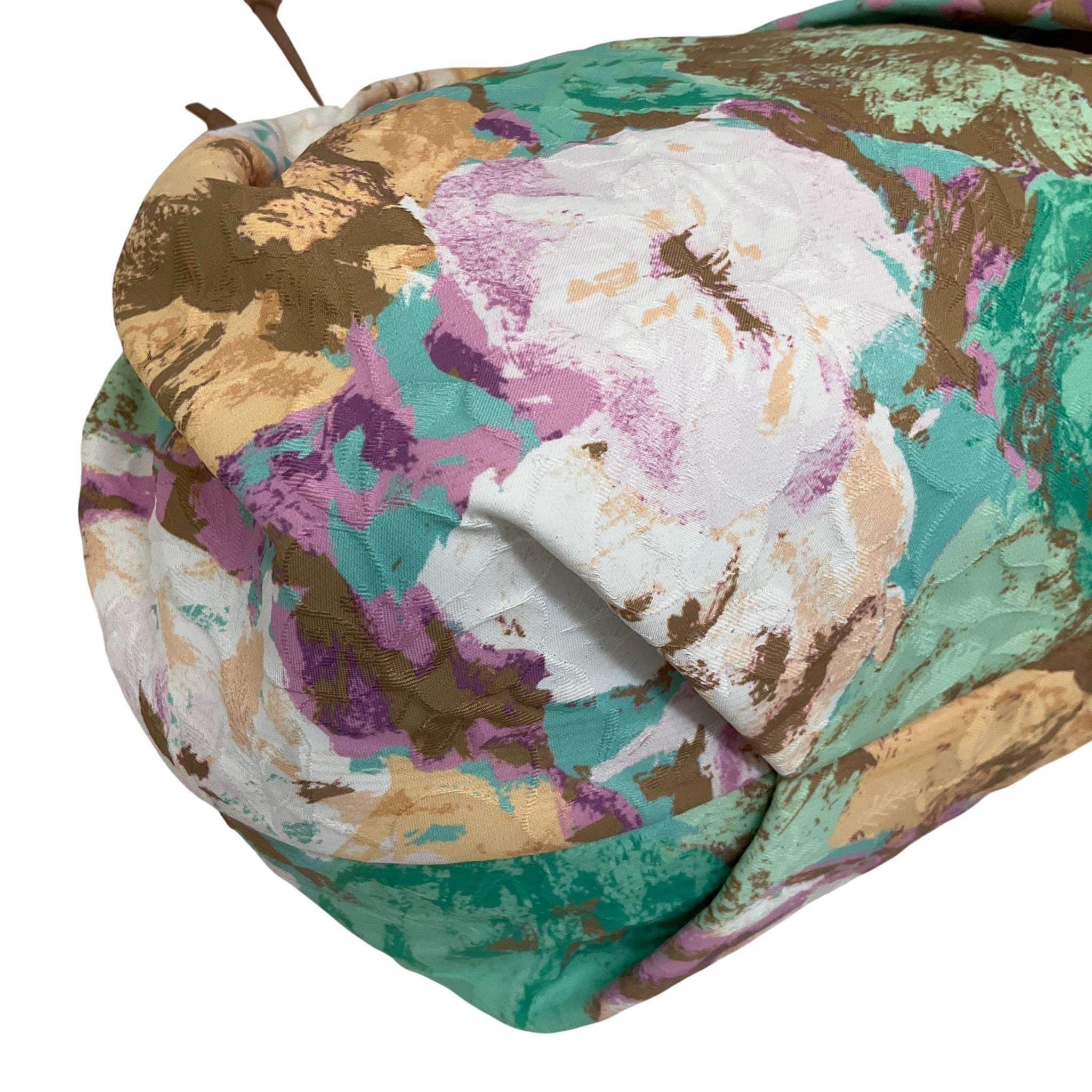 Dries van Noten Multi Floral Jacquard Twist Bag