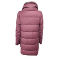 Load image into Gallery viewer, Amina Rubinacci Mauve Delia Quilted Zip Front Down Puffer Coat with Fur Collar
