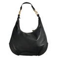 Load image into Gallery viewer, Fendi Vintage Black Leather Hobo Bag with Gold Hardware
