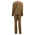 Load image into Gallery viewer, Lafayette 148 New York Brown Leather Trimmed Tweed Suit Set
