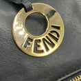 Load image into Gallery viewer, Fendi Vintage Black Leather Hobo Bag with Gold Hardware
