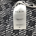 Load image into Gallery viewer, Alaia Black / White Cropped Check Knit Top
