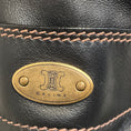 Load image into Gallery viewer, Celine Vintage Black Leather Tote Bag

