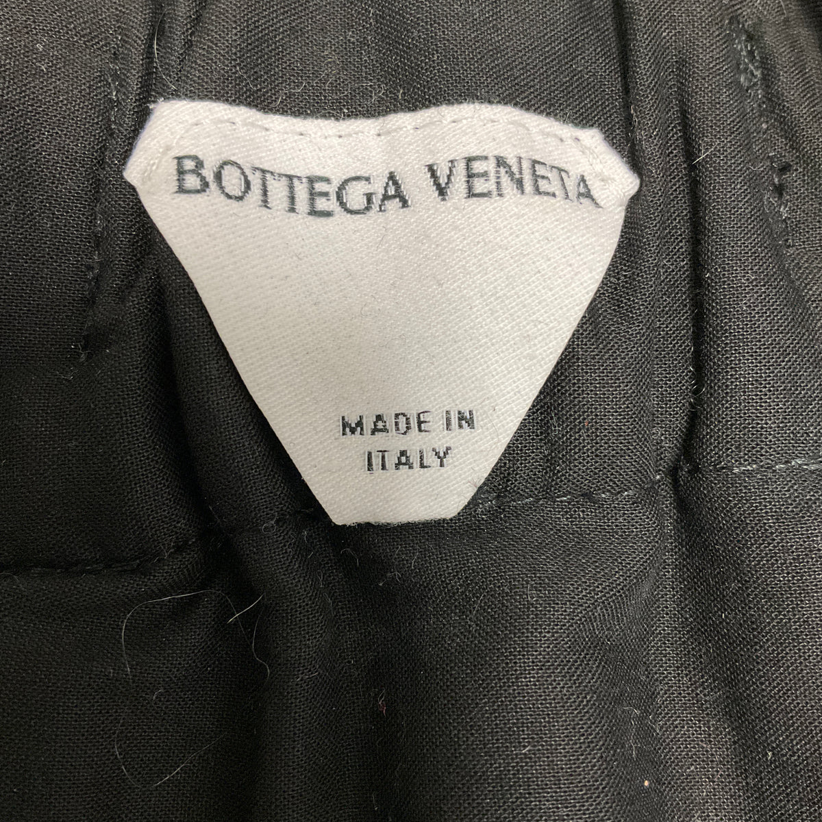 Bottega Veneta Black Wool Relaxed Fit Pants
