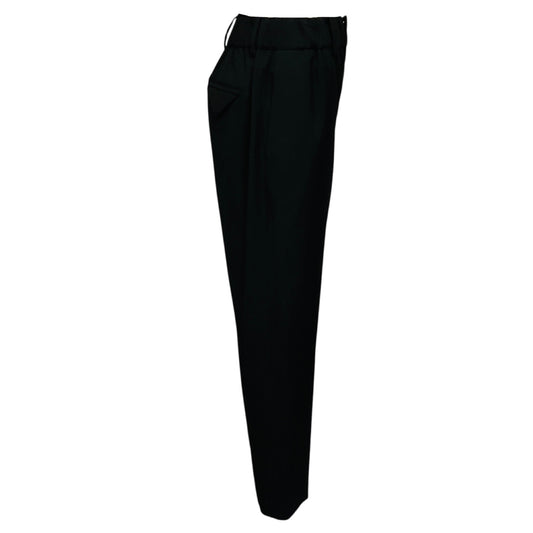 Bottega Veneta Black Wool Relaxed Fit Pants