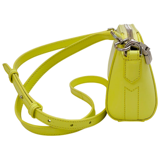 Givenchy Acid Yellow Leather Antigona Nano Crossbody Bag