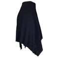 Load image into Gallery viewer, Alexandre Vauthier Black Asymmetric Hem Stretch Knit Skirt
