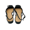 Load image into Gallery viewer, Valentino Black Patent Leather VLogo Slingback Flats

