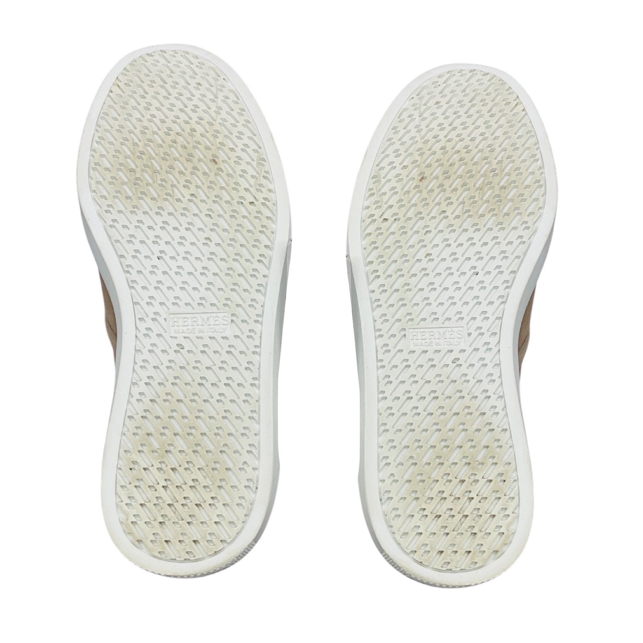 Hermes Beige Sable Mocassin Femme Jour Chevre Velours Nappa Loafers