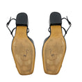 Load image into Gallery viewer, Valentino Black Patent Leather VLogo Slingback Flats
