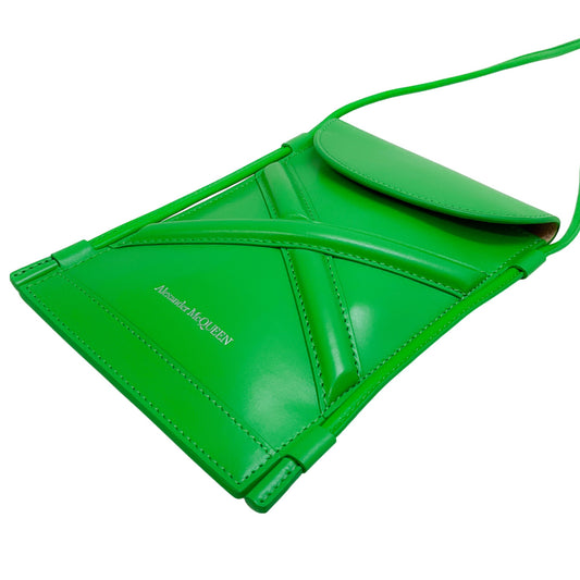 Alexander McQueen Green The Curve Micro Crossbody Bag