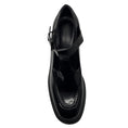 Load image into Gallery viewer, Robert Clergerie Black Shiny Leather Chunky Platform Oxford Heels

