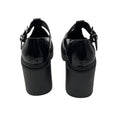 Load image into Gallery viewer, Robert Clergerie Black Shiny Leather Chunky Platform Oxford Heels
