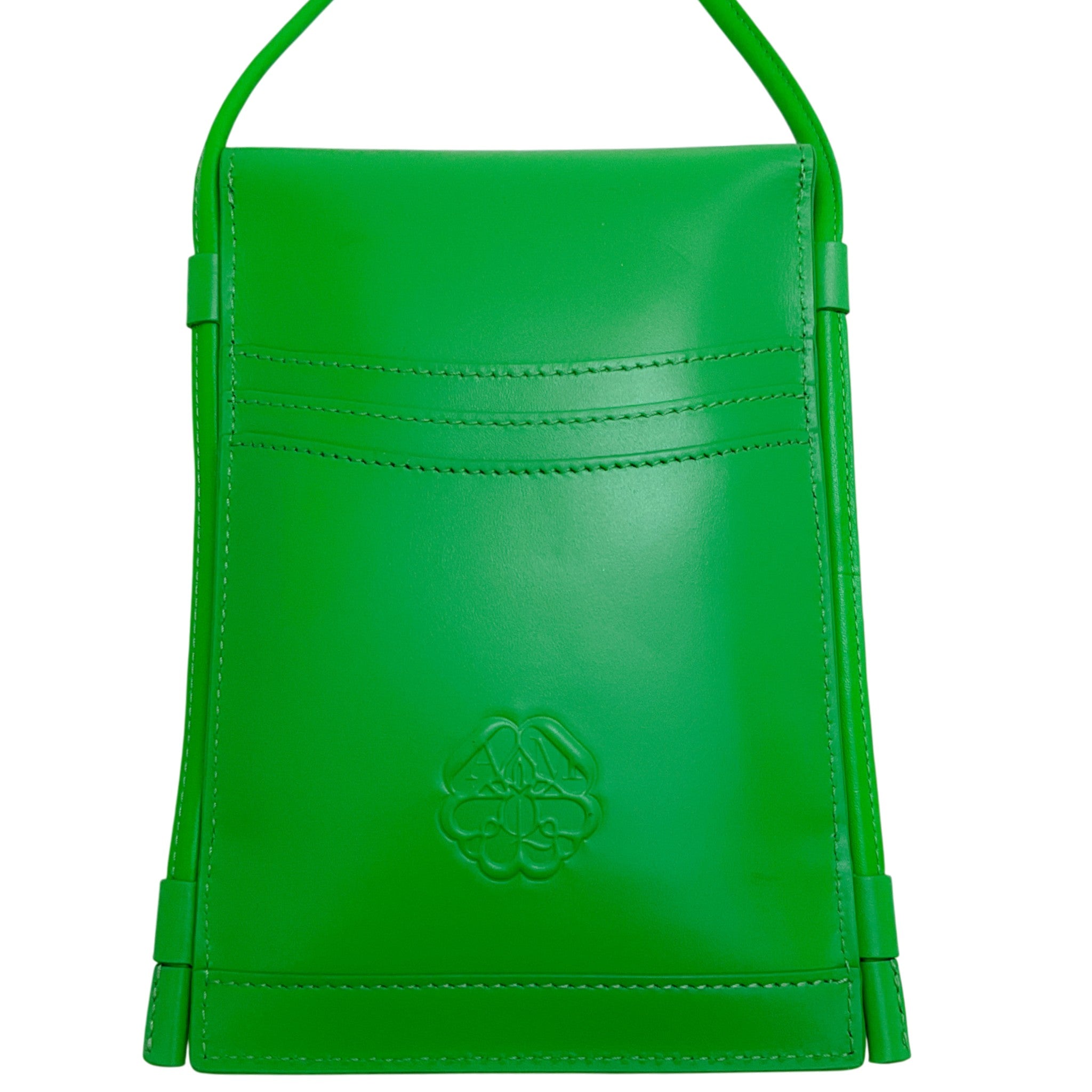 Alexander McQueen Green The Curve Micro Crossbody Bag