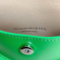 Load image into Gallery viewer, Alexander McQueen Green The Curve Micro Crossbody Bag
