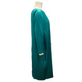 Load image into Gallery viewer, Alberta Ferretti Teal Asymmetric Silk Dress
