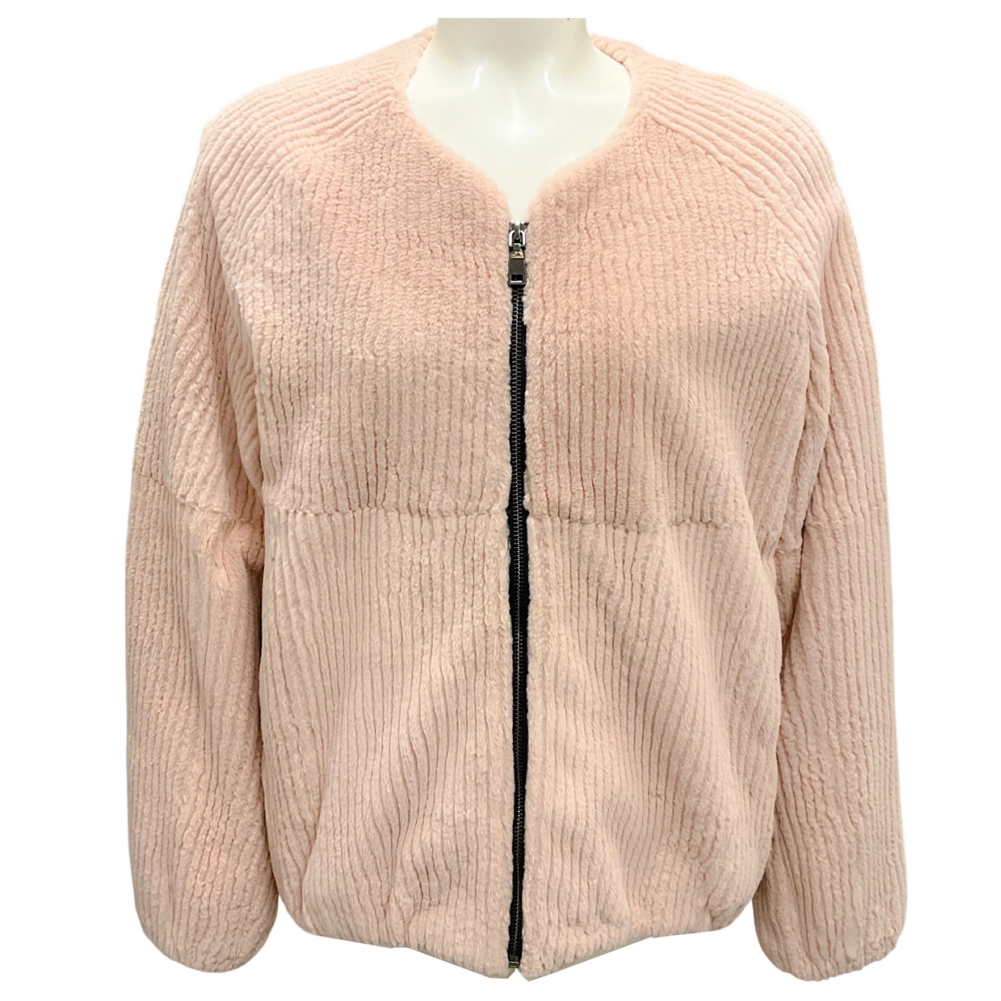 Fleurette Nogg Rabbit Fur Full Zip Jacket