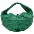 Load image into Gallery viewer, Khaite Green Raffia Medium Olivia Hobo Bag

